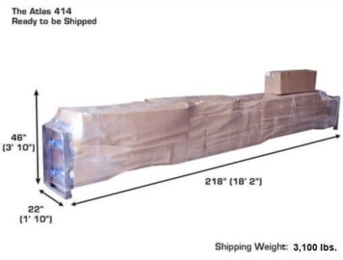 Atlas 414A 14,000 lbs 4 Post Alignment Lift