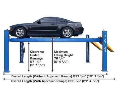 Atlas 414A 14,000 lbs 4 Post Alignment Lift