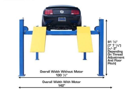 Atlas 414A 14,000 lbs 4 Post Alignment Lift