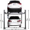 Atlas Apex 8 ALI Certified 8,000 lb 4-Post Lift Car