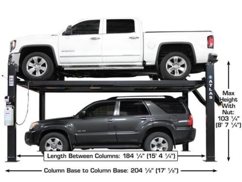 Atlas Apex 9 ALI Certified 9,000 lb 4-Post Lift