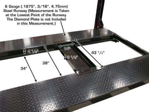 Atlas Garage PRO8000EXT-L 8,000 lb Extra Tall/Extra Long 4-Post Lift