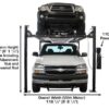 Atlas Garage PRO8000EXT-L 8,000 lb Extra Tall/Extra Long 4-Post Lift