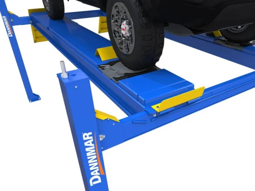 DANNMAR D4-12A 12,000-LBS. CAPACITY ALIGNMENT FOUR-POST LIFT / INCLUDES SLIP PLATES AND TURNPLATES